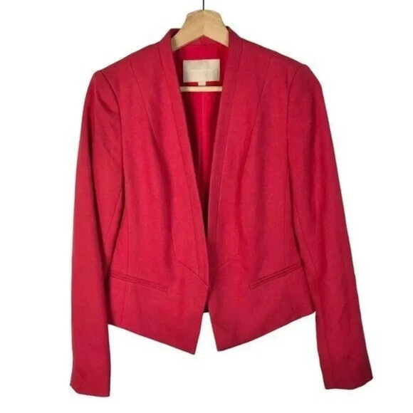 Banana Republic Hot Pink Clasp Front Blazer Jacket 2 - Picture 1 of 3